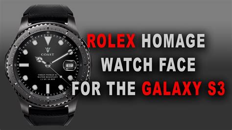 samsung gear s3 rolex|Rolex Submariner on Samsung Gear S3 with custom hands.